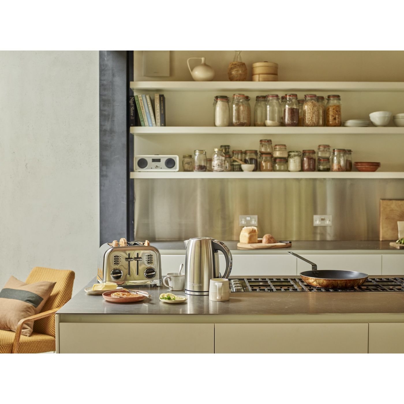 Bouilloire réglable Gris Perle CPK17SE 1,7 L